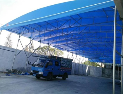 膜結構停車(chē)棚