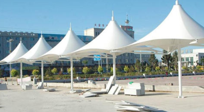 藍天膜結構——景觀(guān)棚